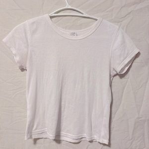 Wilfred Basic White Knit T-Shirt (XXS)